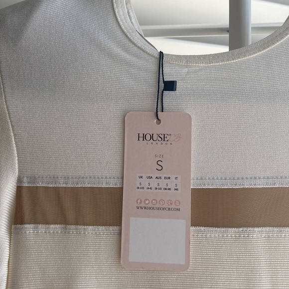 House Of CB, 'Conastanza' White Bandage Maxi Dress, Size S **FIRM PRICE** - Picture 6 of 12